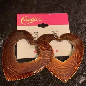 Candies heart earrings